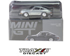 Mini GT 1964 Porsche 911 Raw Chase MGT00717 1:64 diecast in collector blister packaging with unpainted metal body.