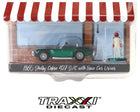 GreenLight 1965 Shelby Cobra 427 S/C Green Machine Chase 97040A-48 with race car driver figure in Hobby Shop Series 4 packaging.