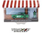Chase GreenLight 1970 Datsun 510 with Race Car Driver Green Machine Chase 97050C Hobby Shop Series 5 1:64 diecast in factory packaging.