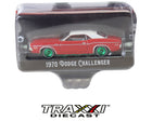 Chase GreenLight 1970 Dodge Challenger Deputy red with white vinyl roof Green Machine Chase 30313 1:64 diecast in exclusive packaging.