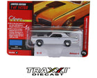 Johnny Lightning 1970 Mercury Cougar Eliminator White Lightning Chase 1:64 diecast in Classic Gold blister packaging with white finish.