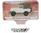 Chase GreenLight 1973 Nissan Patrol 60 Tokyo Torque Series 9 Green Machine Chase 47070D-48 in 1:64 scale collector packaging.