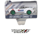 2017 Chevrolet Camaro SS Indy 500 Festival Car Green Machine Chase by GreenLight in 1:64 scale with white body, event graphics and green wheels.