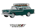 1955 Chevrolet Nomad Estate Wagons Series 2 GreenLight front angle diecast model