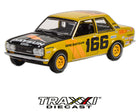 1973 Datsun 510 4-Door Sedan All-Terrain Series 13 GreenLight 1:64 front three-quarter view
