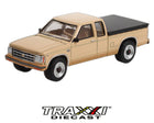 GreenLight 1983 Chevrolet S-10 Durango 1:64 scale diecast truck front angle in tan and brown two-tone colors.