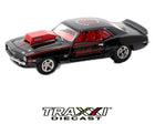 1969 Chevrolet Camaro RS SS Edelbrock diecast in black and red with opening door and custom performance graphics