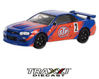 GreenLight 2002 Nissan Skyline GT-R R34 STP racing livery front angle 1:64 collectible