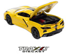 Auto World 2020 Chevrolet Corvette with opening rear engine compartment displaying mid-engine detail