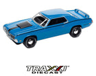 Johnny Lightning Classic Gold Collection 1970 Mercury Cougar Eliminator in Competition Blue front three-quarter view