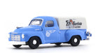 M2 Machines 1950 Studebaker 2R Truck finished in sky blue and white with El Turista Pan American World Airways graphics mounted on a black display base.