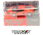 Mini GT Lamborghini Revuelto Arancio Dac Lucido chase MGT00774 in MiJo Exclusives blister packaging, 1:64 scale diecast car