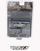Mini GT Lancia Stratos HF Stradale Nero Raw Metal Chase MGT00846 1:64 diecast in MiJo Exclusives blister packaging
