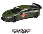 Liberty Walk BMW i8 Zero Fighter army green Paragon PARA64 1:64 front three-quarter view