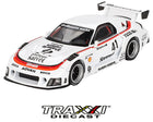 Mazda RX-7 LB Super Silhouette 41 Numero Reserve Mini GT MGT00773 front angle 1-64 diecast