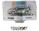Tarmac Works Nissan Skyline GT-R R32 Jonsibal GReddy #32 Chrome Chase 1:64 diecast in MiJo Exclusives packaging